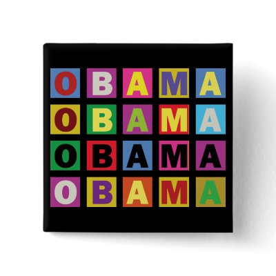 Barack Obama Colourful Rainbow by spacedust