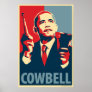 Barack Obama - Cowbell: OHP Poster