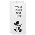 Barack Obama cowboy hat rack cards