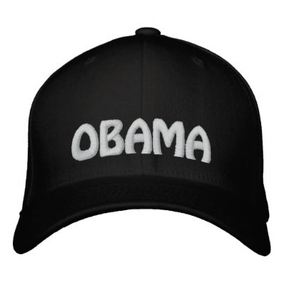 Barack Obama Embroidered Hat by gr33nleaf