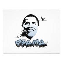 Barack Obama Face Custom Announcements