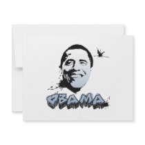 Barack Obama Face Custom Announcements