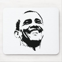 Barack Obama Face Mouse Mats