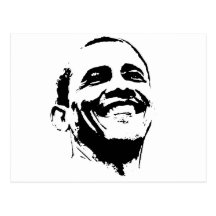 Barack Obama Face Postcards