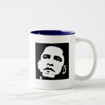 Barack Obama Face T-shirt Mug