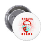 Barack Obama Face T-shirt Pinback Buttons