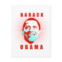 Barack Obama Face T-shirt Postcards