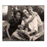 Barack Obama Family photo sculptures