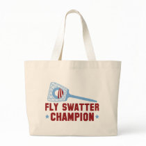 Barack Obama: Fly Swatter Champion Tote Bags