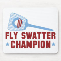 Barack Obama: Fly Swatter Champion Mouse Pad