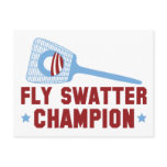 Barack Obama: Fly Swatter Champion Post Card
