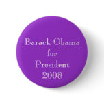 Barack Obama for President 2008 Button