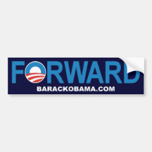Barack Obama 'Forward' Bumper Sticker