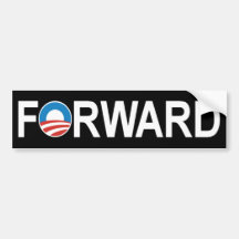 Barack Obama 'Forward' Bumper Sticker