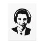 Barack Obama headphones Postcards