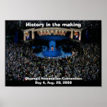 Barack Obama HISTORY IN THE MAKING Print