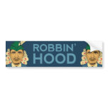 Barack Obama Hood Robin Hood Bumper Sticker bumper stickers