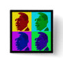 Barack Obama in Living Colour (Foursquare Button)