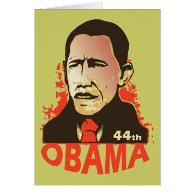 Barack Obama - inauguration Card by spacedust