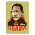 Barack Obama - inauguration cards