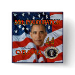 BARACK OBAMA INAUGURATION COLLAGE PIN