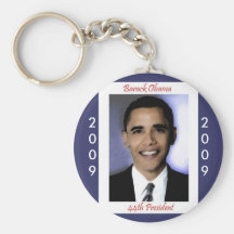 Barack Obama Inauguration Commerative Keychain