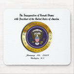 BARACK OBAMA INAUGURATION DAY MOUSE MATS