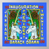 BARACK OBAMA INAUGURATION DAY POSTER
