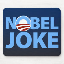 Barack Obama: Nobel Joke Mouse Pad