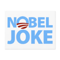 Barack Obama: Nobel Joke Postcards