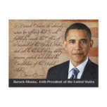 Barack Obama, Oath of Office Post Cards