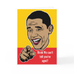 Barack Obama Personalized Card