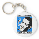 Barack Obama Politics Satire Keychain