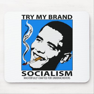 Barack Obama Politics Satire Mousepad by JustRightWing