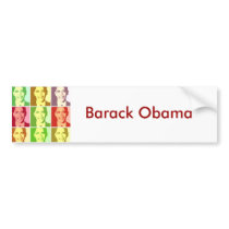 Barack Obama Pop Art Bumper Sticker