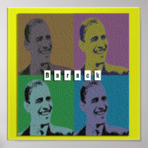 BARACK OBAMA POP ART POSTER