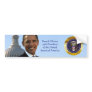 Barack Obama Portrait n Gold Seal Bumper Sticker