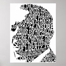 Barack Obama Preamble Poster