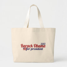 Barack Obama President 2012 Canvas Bags