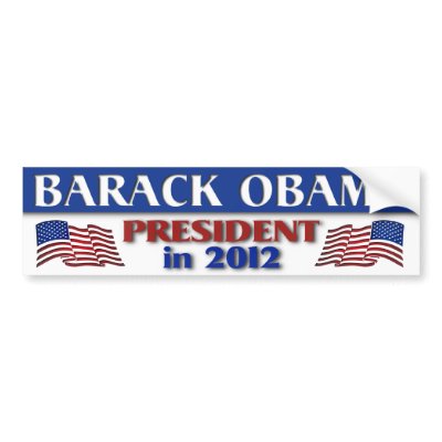 Barack Obama President  in 2012 Bumper Stickers by JerryLambert