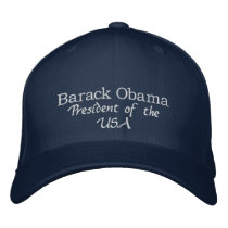 Barack Obama President of the USA embroidered hats