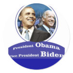 BARACK OBAMA Presidential Inauguration Gifts Round Stickers