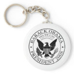 Barack Obama Presidential Seal 2008 Keychain