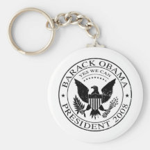 Barack Obama Presidential Seal 2008 Keychain