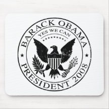 Barack Obama Presidential Seal 2008 Mousepad