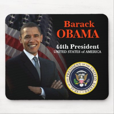Barack Obama President's Day Mousepad by inauguration_2009