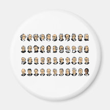 Barack Obama - Presidents Of The United States Refrigerator Magnets
