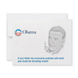 Barack Obama Protest Personalized Announcement