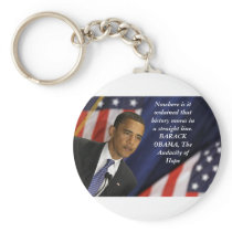 Barack Obama Quote on History Key Chains
