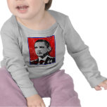 Barack Obama Red Portrait T-shirts